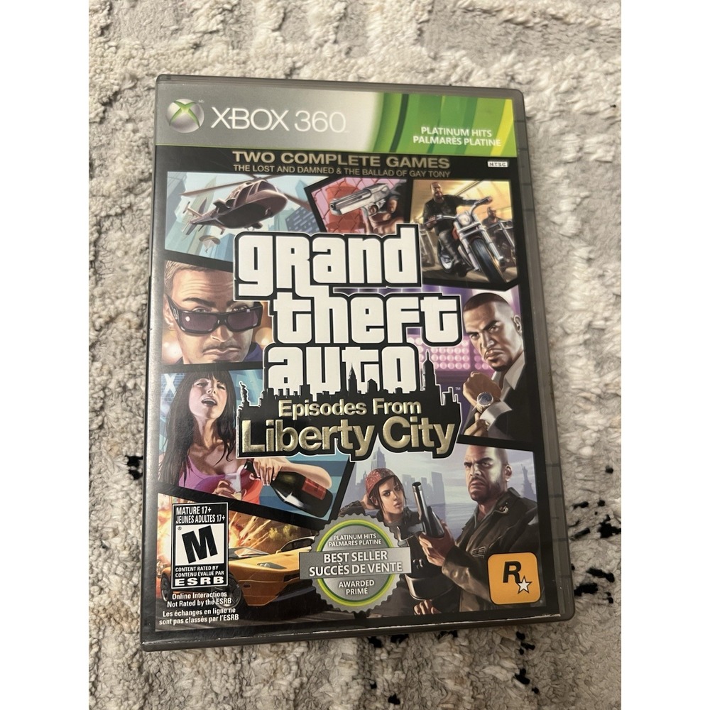 Grand Theft Auto: Episodes From Liberty City Xbox 360 Tested Working